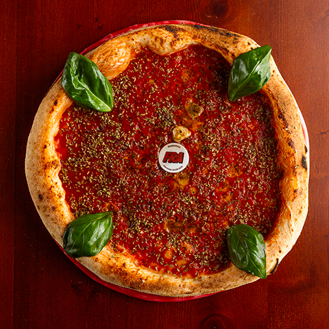 Pizza Marinara con Pomodoro La Concettina e Aglio